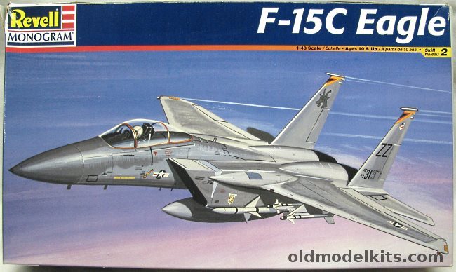 Monogram 1/48 McDonnell Douglas F-15C Eagle, 85-5823 plastic model kit